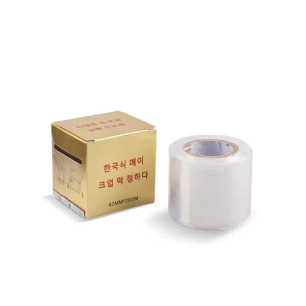 Rolo de Plástico Filme Com Cortador Para Micropigmentação e Lashlifting
