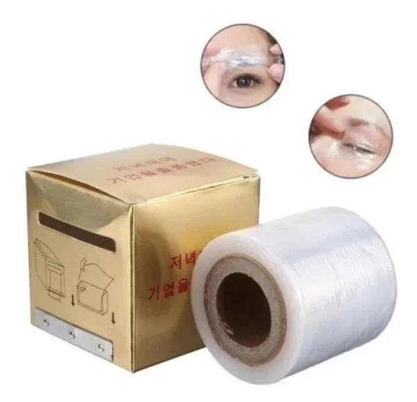 Rolo de Plástico Filme Com Cortador Para Micropigmentação e Lashlifting - Imagem 3