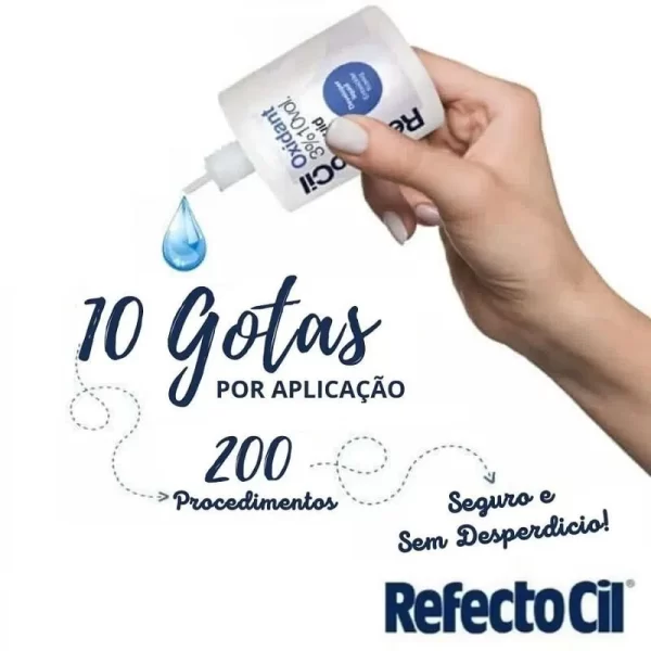Oxidante Para Tintura de Sobrancelhas Refectocil 3% 10Vol. 100ml - Imagem 2
