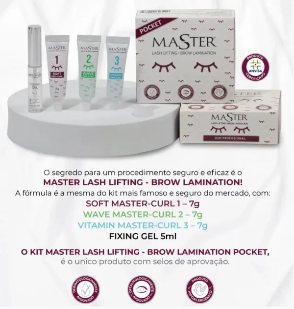 Kit Master Pocket Lash Lifting e Brow Lamination - Imagem 3
