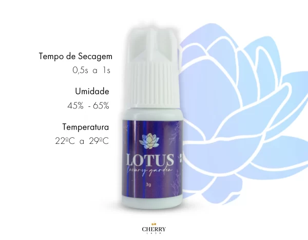 COLA ADESIVO CHERRY LASH LOTUS - LUXURY GARDEN 3ML - Imagem 2