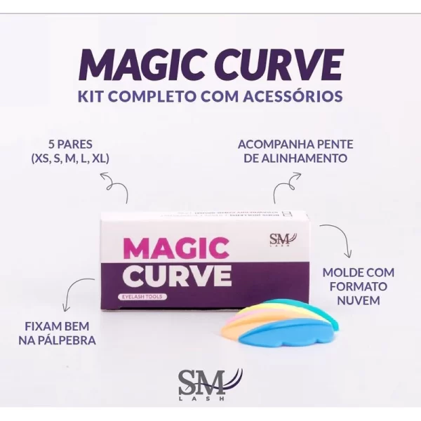 KIT LASH LIFTING E BROW LAMINATION SM LASH MAGIC CURVE - Imagem 2