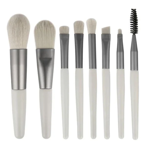 Kit de Pincel com 8 mini pincéis Make